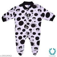 New Born Baby Multi-Color Long Sleeve Body Suit,Romper, - 0-6 Months